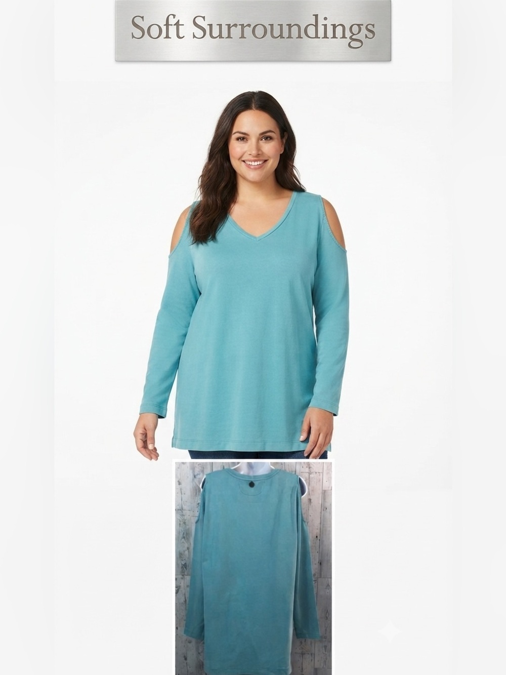 Soft Surroundings Morgan Cold Shoulder Medium